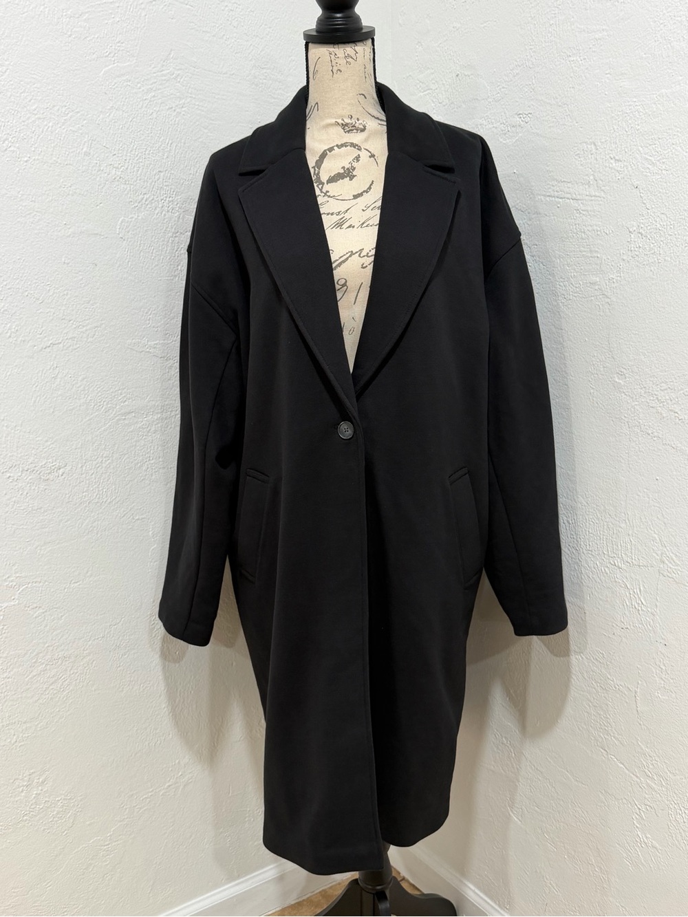 Alo Yoga VIP Blazer Trench Coat - Black - Size - Large